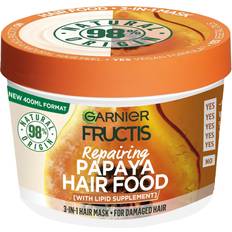 Silikonfrie Hårmasker Garnier Fructis Hair Food Papaya Mask 400
