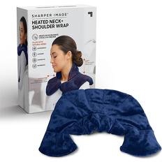 Head-, Shoulder- & Neck Massagers Sharper Image Hot And Cold Herbal Aromatherapy Neck And Shoulder Wrap In Navy Navy