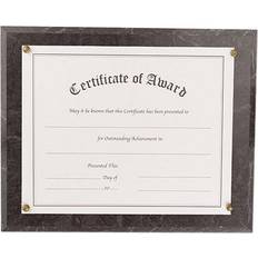 NuDell Black Marble Document Holders-Certificate/Document