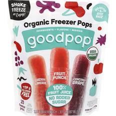 Ice Cream Organic Freezer Pops Cherry Limeade Fruit Punch Concord Grape 30fl oz 20