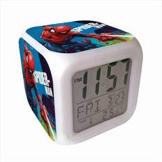 Gelb Wecker Kids licensing Spider-Man Cube Digital Cube Alarm Clock