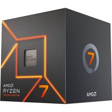 8 - AMD Socket AM5 Prosessorer AMD Ryzen 7 7700 3.8GHz Socket AM5 Box