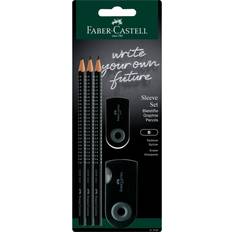 Faber-Castell Grip 2001 School Set pencils Silver