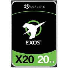 Harddisk (HDD) Harddisker & SSD-er Seagate Exos X20 ST20000NM007D 256MB 20TB