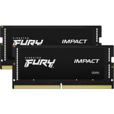 5600 MHz - SO-DIMM DDR5 RAM Memory Kingston FURY Impact SO-DIMM DDR5 5600MHz 2x32GB (KF556S40IBK2-64)