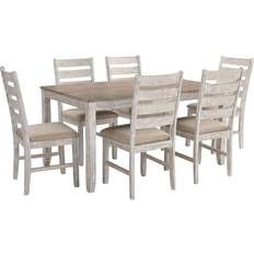 Natural Tables Signature Design by Ashley Skempton Dining Set 36x59.9" 7