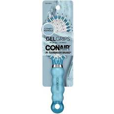 Conair Hair Products Conair Gel Grips Mid-Size Nylon Bristle Cushion Hairbrush, Assorted Colors 1.0