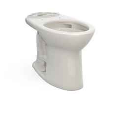 Beige Toilets Toto Drake Elongated TORNADO FLUSH Toilet Bowl with CEFIONTECT, Sedona Beige C776CEG#12