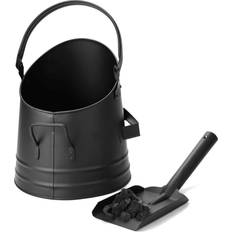 Fire Companion Sets Mind Reader Small Fireplace Bucket with Shovel