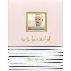 Pearhead Baby Nests & Blankets Pearhead Hello Beautiful Baby Memory Book Pink