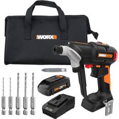 Worx Screwdrivers Worx Nitro 20V Brushless Switchdriver 2.0 2-in-1 Cordless Drill and Driver, WX177L