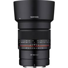 Samyang Nikon Z Camera Lenses Samyang 85mm F1.4 Weather Sealed High Speed Telepoto Lens for Nikon Z