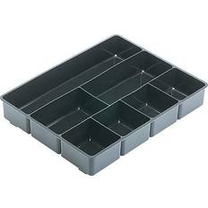 Assortment Boxes Rubbermaid Extra Deep Plastic Drawer Organizer, Black (11906ROS) Black