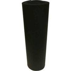 Plastic Flooring Rubber-Cal "Recycled Flooring" 1/4 in. x 4 ft. x 9 ft. Black Rubber Mats