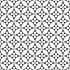 Peel and stick flooring Brewster 4'x5' Set of 20 Fleur Peel & Stick Floor Tiles Black