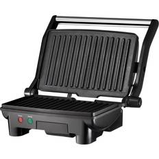 The Bene Casa non-stick flat grill sandwich maker, cool touch sandwich maker,  grilled cheese maker, easy to use sandwich grill, Black 