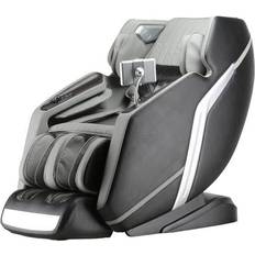 Massage Mats & Massage Seats LifeSmart Modern Black and Gray Accent Chair R8658L