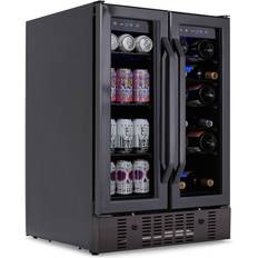 Wine Coolers Newair 24” Cooler, Doors Black