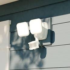 Surveillance & Alarm Systems Theta 2 Light Motion Sensor Adjustable Security Flood Light White