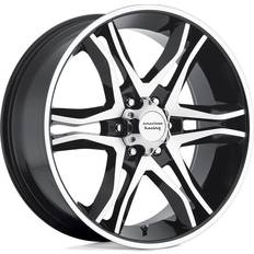 Car Rims American Racing MAINLINE, 17x8 Wheel with 5 on Bolt