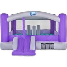 Inflatable Sandbox Toys Sunny & Fun 176-in x Nylon Bounce House in Purple SFWTR939P