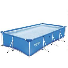 Inflatable Pools Bestway 13.08-ft x 6.92-ft x 32-in Rectangle Above-Ground Pool Polyester 88449