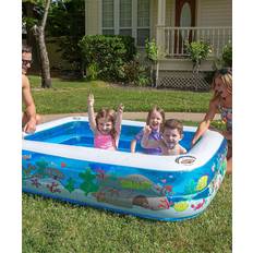 Poolmaster Kiddie Pools none Blue & White Inflatable Pool