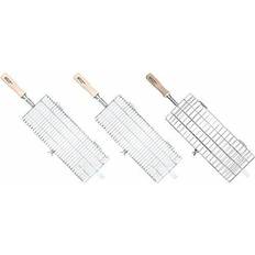BBQ Holders BRAZILIAN FLAME Set of 3 Grill Baskets for your Brazilian Flame 3 Skewer