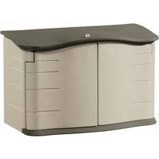 Rubbermaid storage shed Rubbermaid FG374801OLVSS 18 cu ft Resin Horizontal (Building Area )