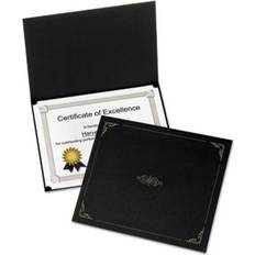 Gold Desktop Organizers & Storage Oxford Linen-finish Certificate Holders Letter