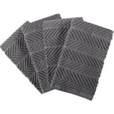 Dishcloths Design Imports 4pk Cotton Chevron Luxury Barmop Dishcloth Gray