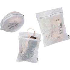 Washing Bags Kennedy International Simplify Printed Wash Bag, Set of 3 White