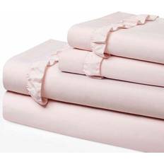 Pink Bed Sheets on sale Swift Home Ultra Glam Ruffle Bed Sheet Pink