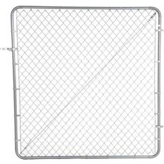 Enclosures Fit-Right 6 W 5 H Galvanized Walk-Through Chain Link Fence Gate