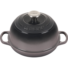 Le Creuset Oyster Signature Enameled Cast Iron with lid 0.44 gal 9.5 "