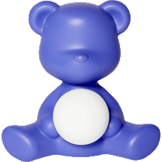 Rosa Tischlampen Qeeboo Teddy Girl with Rechargeable Led Tischlampe