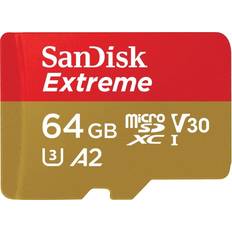SanDisk Extreme microSDXC Class 10 UHS-I U3 V30 A2 170/80MB/s 64GB