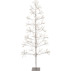 Silbrig Weihnachtsbäume Star Trading Flower Weihnachtsbaum 180cm