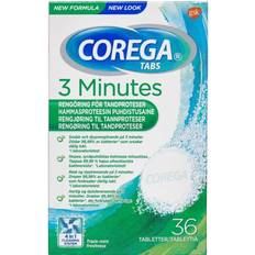 Rensetabletter Corega 3 Minutes Tablets 36-pack