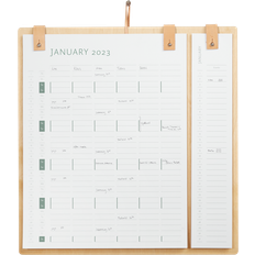 Beige Kalendere by Wirth Planner Board 2023-2024 Kalender Nature