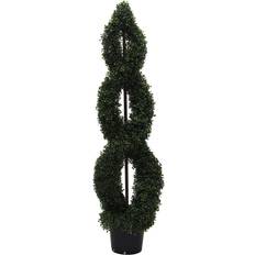 PVC Christmas Trees Vickerman Boxwood Double Spiral Topiary