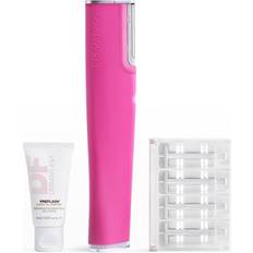 Pink Face Brushes Dermaflash LUXE+ Advanced Sonic + Peach Fuzz Removal