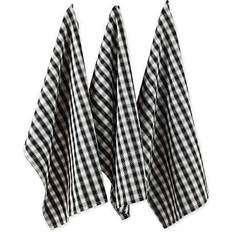 Dishcloths Zingz & Thingz DIIÂ® French Check Dishtowel, 4ct. Dishcloth White, Black, Multicolor