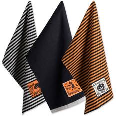 Dishcloths DII Imports Assorted Happy Haunting Halloween Dishtowel Dishcloth Orange, Black
