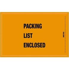 Quill Brand Packing List Envelope, 5 1/4 x 8 Mil-Spec Orange Full Face Packing List Enclosed, 1000 Orange