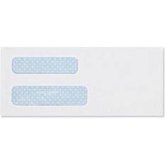 White Shipping, Packing & Mailing Supplies Quality Park QUA24532 Double Window Gum Closure Envelopes 500 Box White