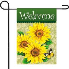 Flags & Accessories Northlight Welcome Sunflowers & Butterfly Spring Garden Flag