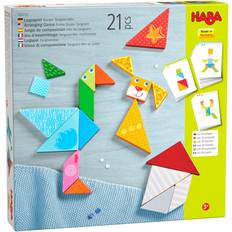 Haba Board Games Haba Early Development Toys multi Funny Faces Tangram Early Development Game