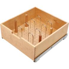 Rev-A-Shelf 20.06-in W x 8-in H 1-Tier Cabinet-mount Wood Soft Close Sliding Shelf Kit 4WDB7-24SC-1