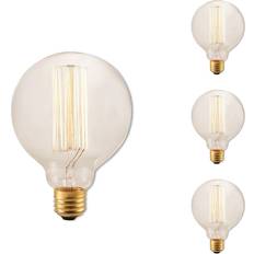 Dimmable Incandescent Lamps Bulbrite 40-Watt Dimmable G30 Vintage Decorative Incandescent Light Bulb 861378